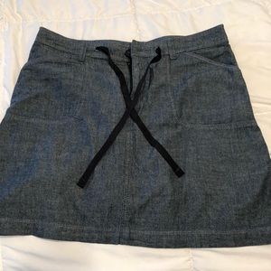 Jean skort size 10